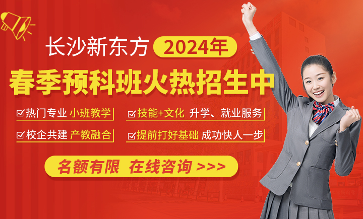 長沙新東方2024年春季預(yù)科班